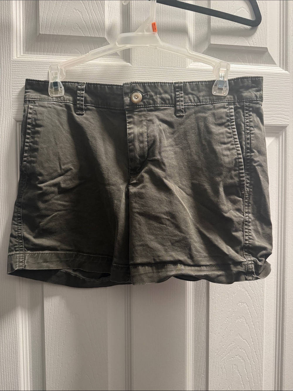 GAP Women's Olive Utility Cotton Shorts